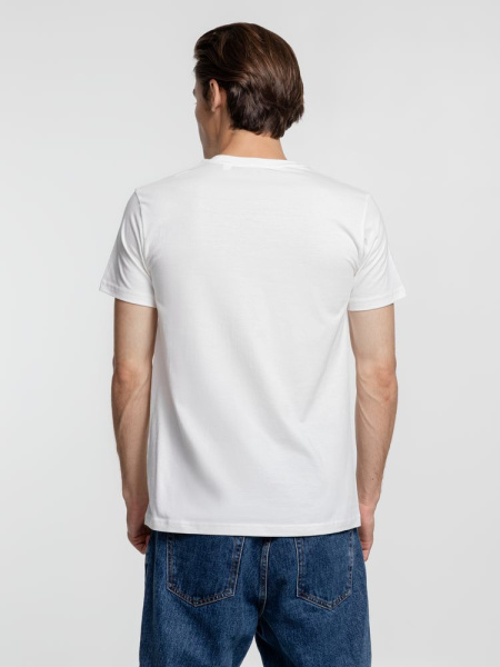 Футболка унисекс T-Bolka 160, белая (теплый оттенок), XS–5XL