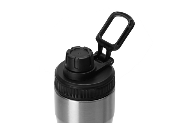 Бутылка для воды из стали «Supply», 850 мл, Цвет серебристый, черный