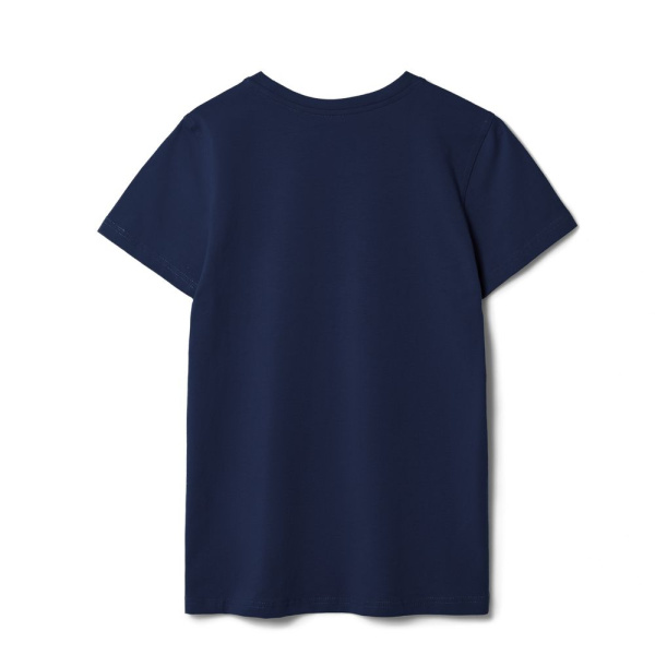 Футболка женская T-bolka Stretch Lady, кобальт (темно-синяя), S–XL