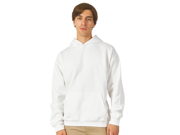 Толстовка с капюшоном оверсайз «Berlin» унисекс, Размер XL-2XL, Цвет белый