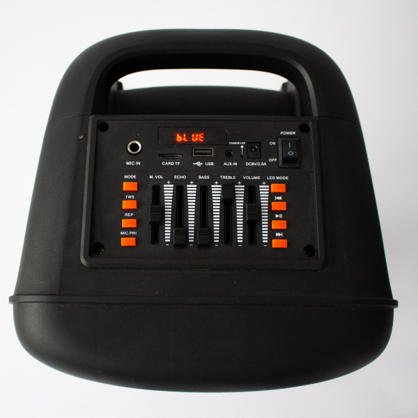 Акустическая система WAWE 800 WATT арт. 20-55 с микрофоном и RGB цветомузыкой