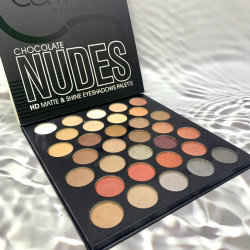 Палетка теней Catrice Cosmetics Chocolate NUDES HD Matte & Shine Eyeshadows Pallete 32 оттенка № ESC