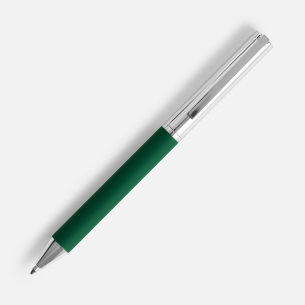 Ручка шариковая Eyeshot Soft Touch, темно-зеленая, 13,5х1 см
