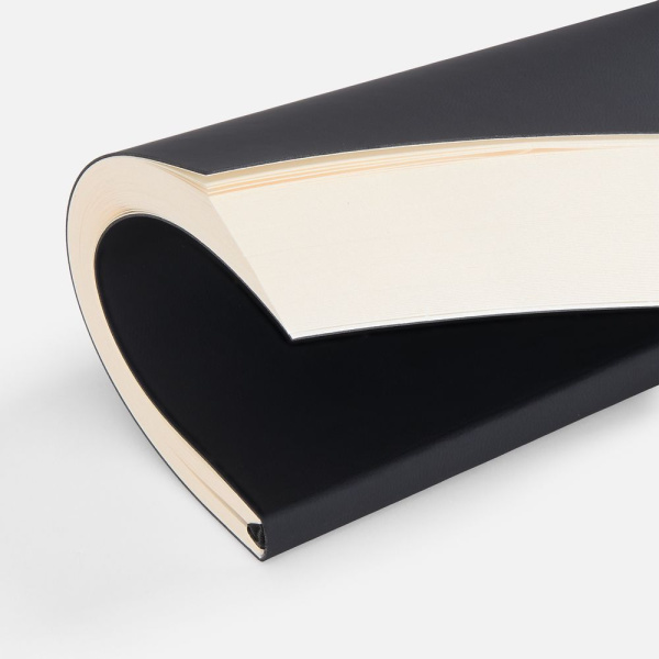 Ежедневник Flat Light, недатированный, черный, 14,7х20,6х1 см