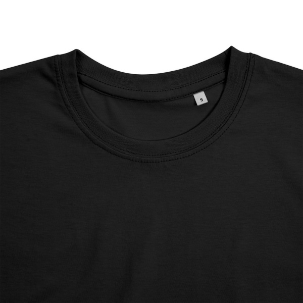 Футболка унисекс T-Bolka 160, черная, XS–6XL