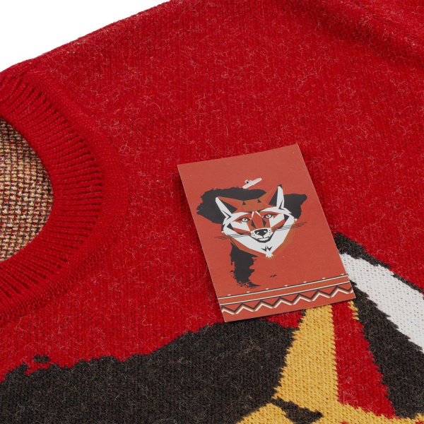 Джемпер Totem Fox, красный, XS–XL