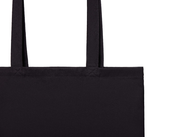 Шоппер «Basio» из переработанного хлопка 280 г/м2, Цвет черный