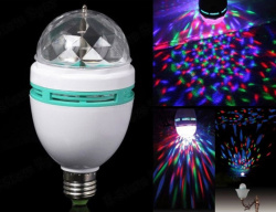 Вращающаяся светодиодная лампа LED full color rotating lamp "Бриллиант"