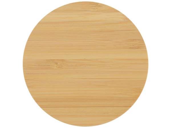 Беспроводное зарядное устройство из бамбука «Cap», Цвет натуральный