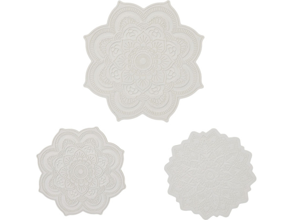 Набор для творчества мандалы из гипса «Soul Art», Цвет белый