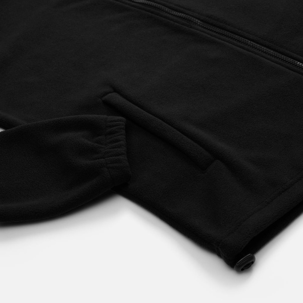 Куртка флисовая унисекс Nebo, черная, S–3XL