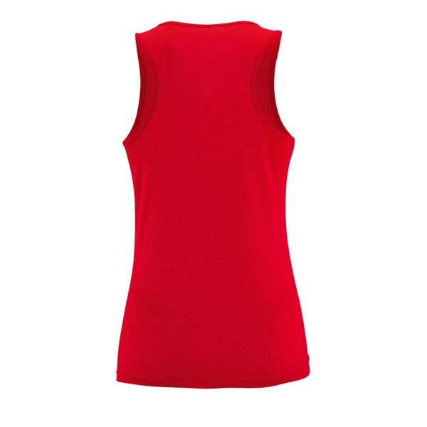Майка женская Sporty TT Women, красная, XS–XXL