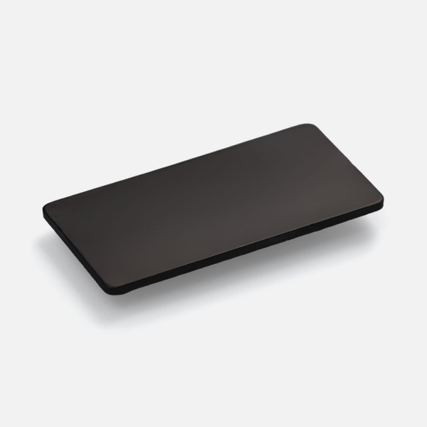 Значок Magnet Matto, серый металлик, 2x4 см