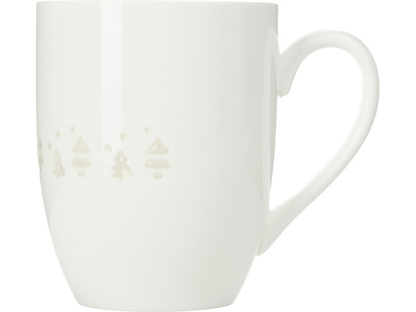 Кружка с прозрачной глазурью «Twinkling Trees», Цвет белый