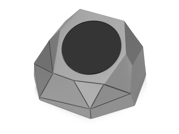 Док-станция с быстрой беспроводной зарядкой «Geo Dock», Цвет серебристый