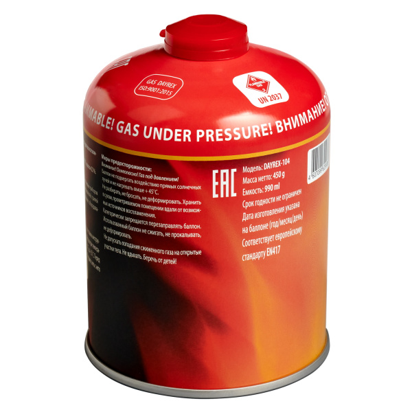 DAYREX-104 1/12 газовый баллон 450гр, шт
