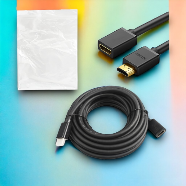 Кабель удлинитель HDMI H209 (M/F) с поддержкой 4K 8 м / Удлинение HDMI-соединений для телевизоров, мониторов, проекторов и других устройств с HDMI-разъемами