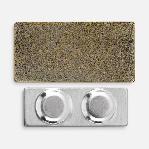Значок Magnet Matto, бронзовый, 2x4 см
