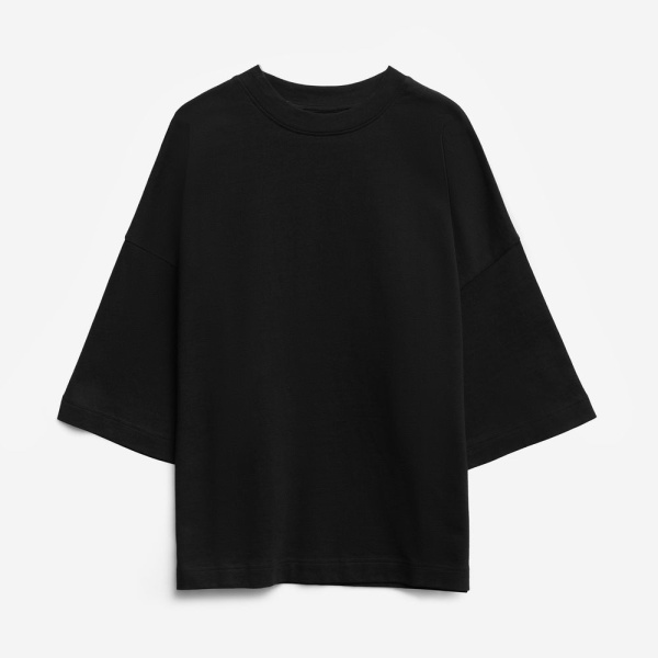 Футболка оверсайз Big Boss, черная, XS–4XL