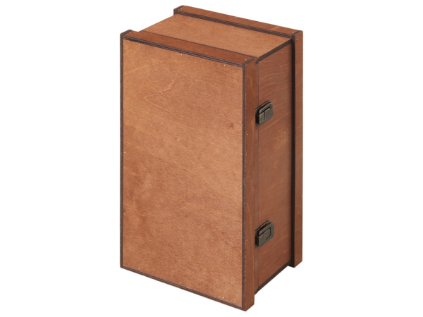 Подарочная коробка для двух бутылок «Cotes de Toul», Цвет коричневый