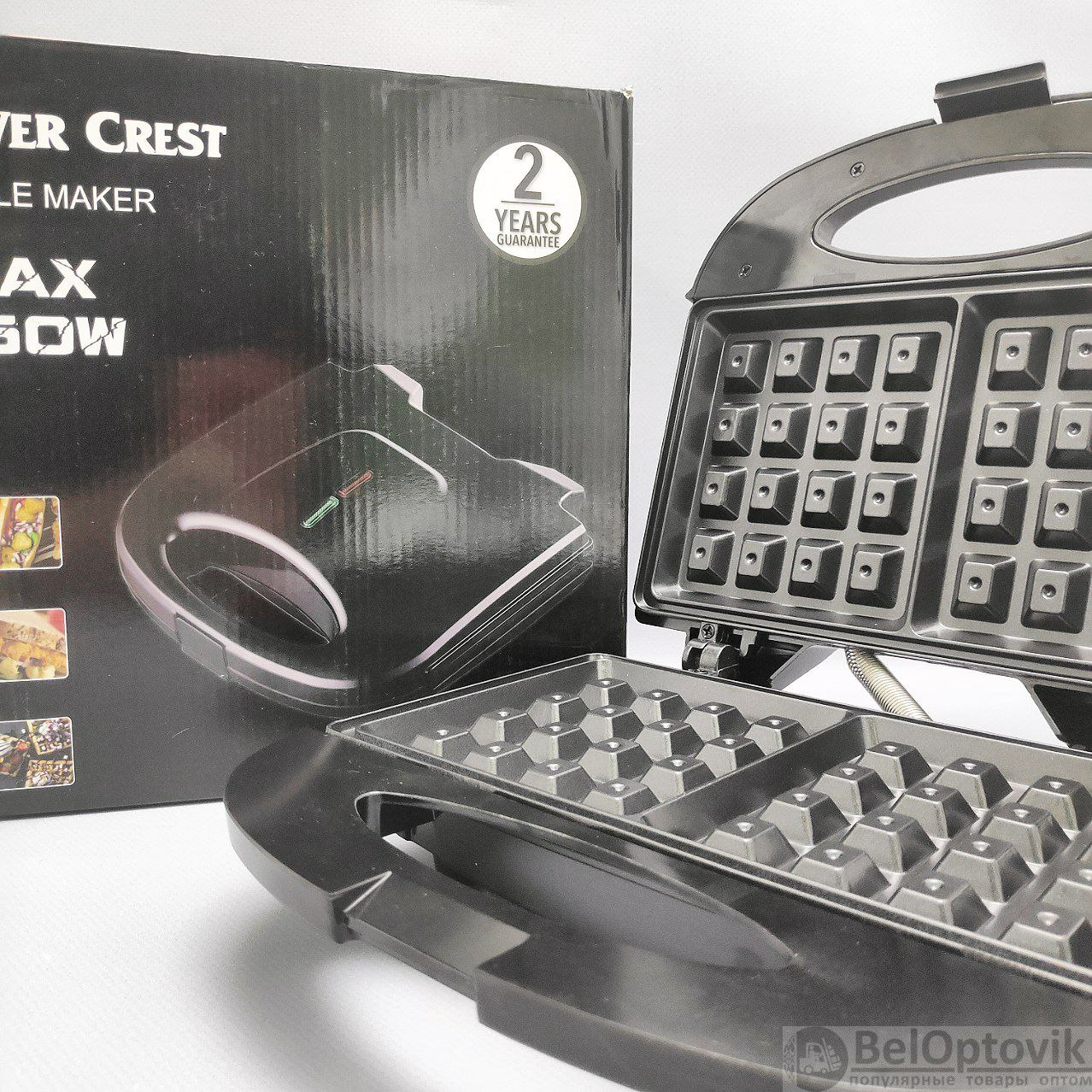 Вафельница электрическая Silver Crest Waffle Maker SC-608 750W (бельгийские  вафли, венские вафли) (арт: to-12686) от 920 ₽ рублей оптом в Москве