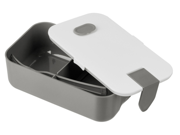 Ланч-бокс «Neo», Цвет темно-серый/белый