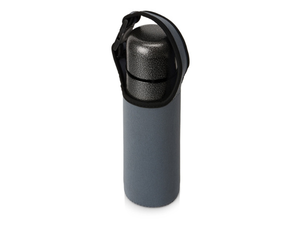 Чехол неопреновый «Ferry» для бутылок и термосов, Цвет серый