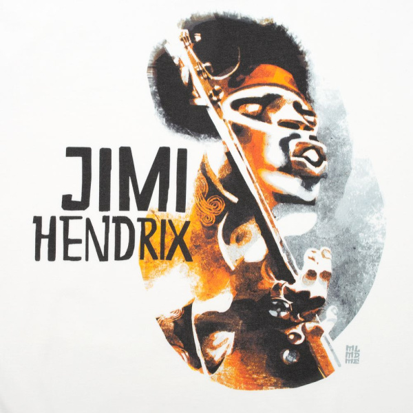 Футболка «Меламед. Jimi Hendrix», белая, S–XXL