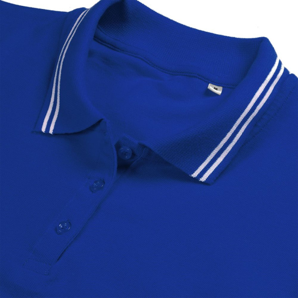 Рубашка поло женская Virma Stripes Lady, ярко-синяя, S–XXL