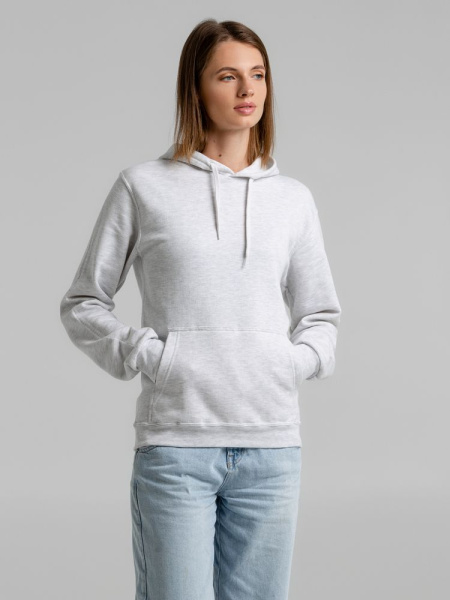 Толстовка с капюшоном Snake II светло-серый меланж, XS–3XL
