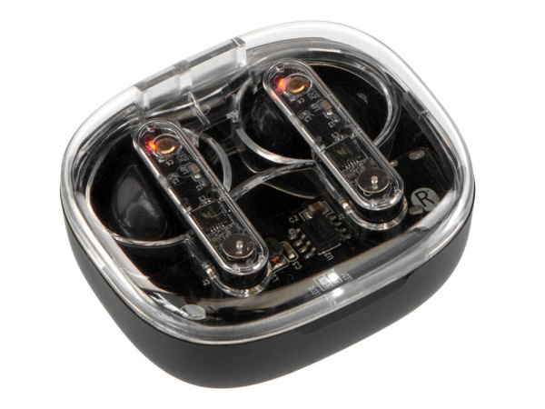 Беспроводные наушники TWS «Sync», Цвет черный, прозрачный