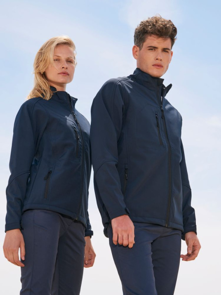 Куртка женская на молнии Roxy 340 ярко-синяя, S–L