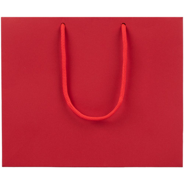 Пакет бумажный Ample Plus S, красный, 24x20x9,5 см