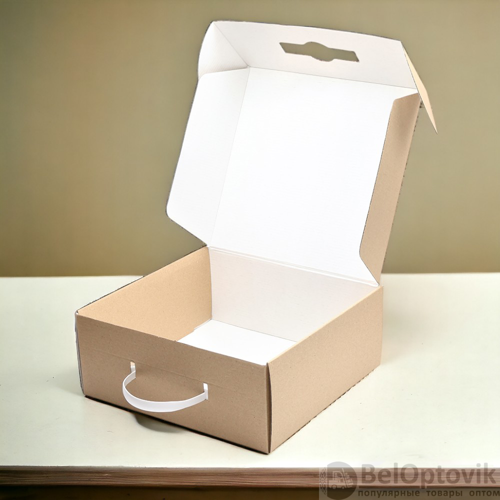 Роскошная Подарочная Коробка из МГК с Ручкой 24,5*25,5*10,5 см