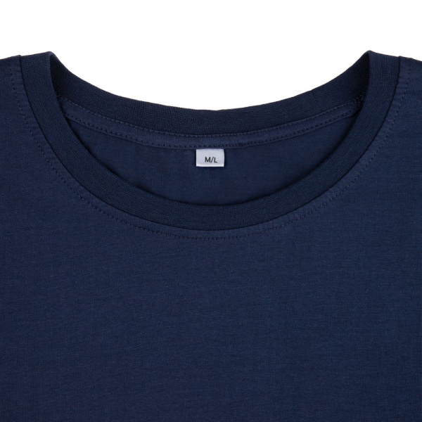 Футболка оверсайз унисекс Base Space, темно-синяя, XS–XXL