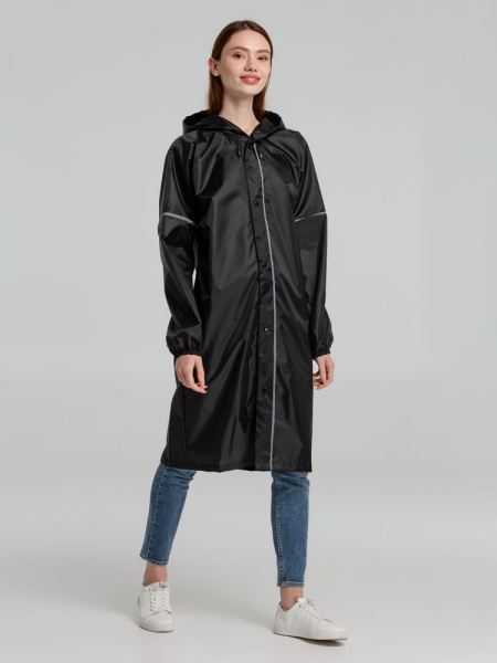 Дождевик со светоотражающими элементами Rainman Blink, черный, XS–XXL
