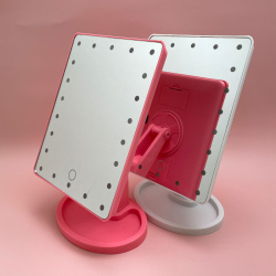 АКЦИЯ   Безупречное зеркало с подсветкой Lange Led Mirror Black/White/Pink Черное, USB