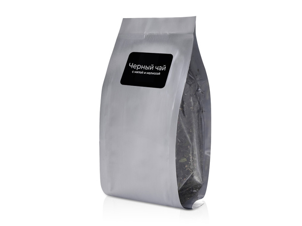 Чай черный с мятой и мелиссой, серия Herbalis, Цвет серебристый