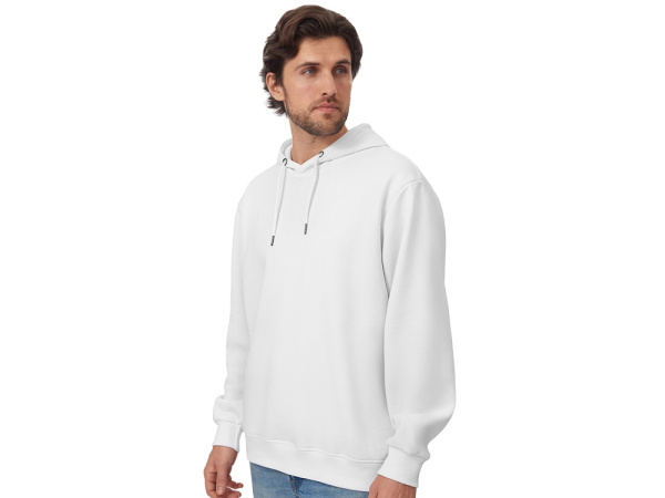Толстовка с капюшоном оверсайз «Lisbon» унисекс, Размер M, Цвет белый