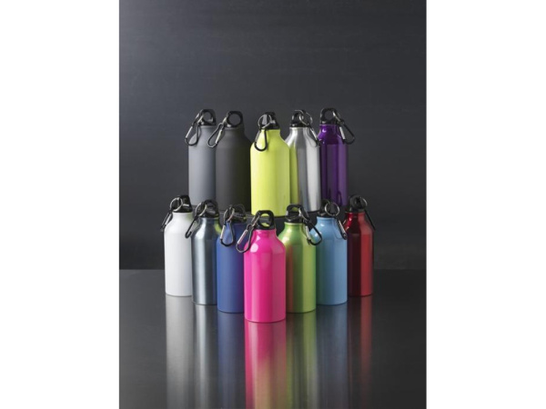 Бутылка «Oregon» с карабином, матовая, Цвет синий