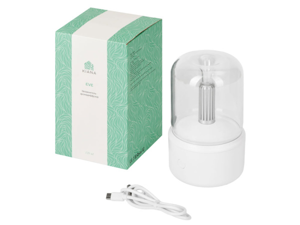 USB Увлажнитель-аромадиффузор с подсветкой «Eve», Цвет белый, прозрачный