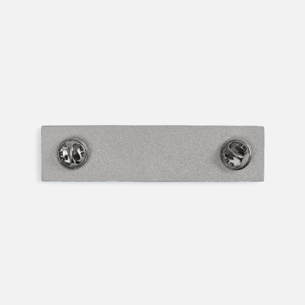 Значок Sanga Double, серебристый, 2x8 см