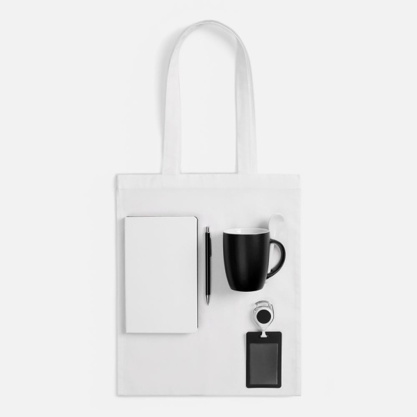 Набор Welcome Pack, черный с белым, 35х40 см