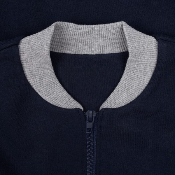 Бомбер College, темно-синий, XS–XXL