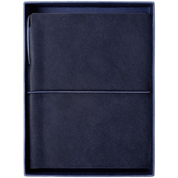 Набор Business Diary Mini, синий, 17х13х2,9 см