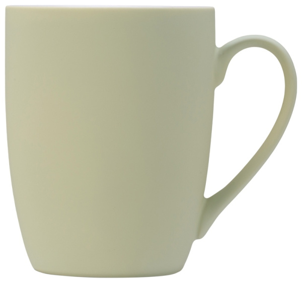 Кружка с покрытием soft-touch «Tulip Gum», Цвет зеленый оливковый