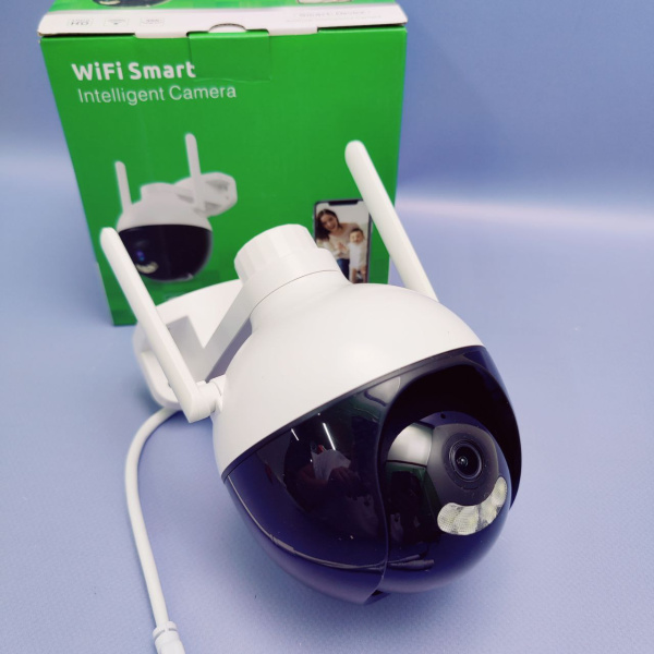 Уличная камера видео наблюдения Wi FI IP Smart Camera, 4 MP, 4 х-ZOOM (датчик движения, режимы день/ночь, удаленное управление)