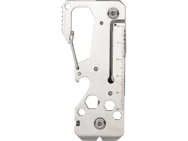 Мультитул с карабином 13-в-1 «Tackler», Цвет черный