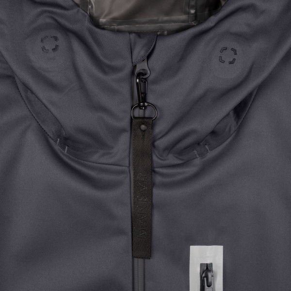Куртка унисекс Shtorm, темно-серая (графит), S–XXL