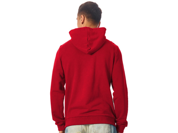 Толстовка с капюшоном «Monaco» унисекс, Размер XS, Цвет красный